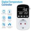 Digital Temperature Controller EU Timer Socket Home Smart Thermostatic Switch with Sensors Time Control Heating Cooling