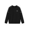 Fila Athletics Letter Print Pullover Sweatshirt Men Tops Dark-Black A11M131222F-BK