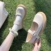 Japanese Jk Small Leather Shoes Women 'S Shoes Summer British Style French Thick Bottom Spring And Autumn Retro Mary Jane Shoes White