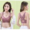 Beautiful Back and Comfortable Women's Underwear No Steel Ring Gather Sexy Latex Bra Thin Top-up Anti-sagging Bra