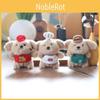 Bellyband Dog Cute Plush Toy Keychain Pp Cotton Stuffed Backpack Gift Pendant