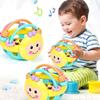 Baby Rattle Toys 0-3-6-8-12 Months Baby Newborn 1 Year Old Soft Rubber Hand Grasping Ball Chewable Toys