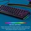 BAJEAL Mechanical Keyboard 61-key Gaming Keyboard High-quality Blue Switches Durable and Compact