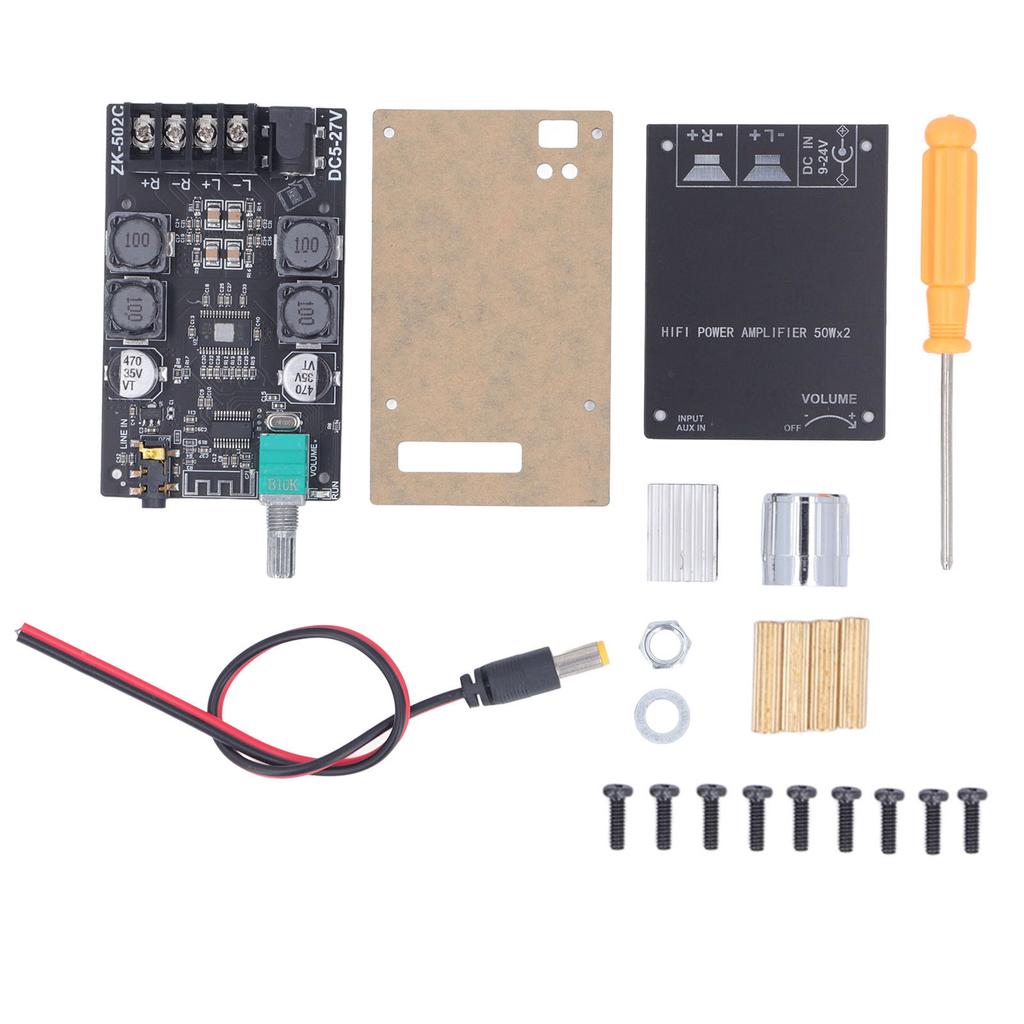 Bluetooth 5.0 Amplifier Board Professional 50W 50W TPA3116D2 Chip Power Amplifier Board for DIY