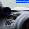 2" 52mm Dual Digital Display Blue/Red LED Air Pressure Turbo Boost Gauge PSI Air Ride Air Press with Sensor for Car Motor SUV