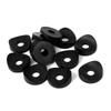 12Pcs Black Deck Washers 25mm X 8mm X 9mm Machine Round Spring Washers Durable Plastic Spacers