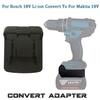Power Tool Battery Adapter For Bosch 18V Li-ion Convert To For Makita 18V with Charging Woodworking Countersink Drill