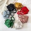 Korean Cute Princess Bags Children's Small Crossbody Bags Solid Tassel PU Leather Shoulder Bags Coin Money Candy Card Organizer