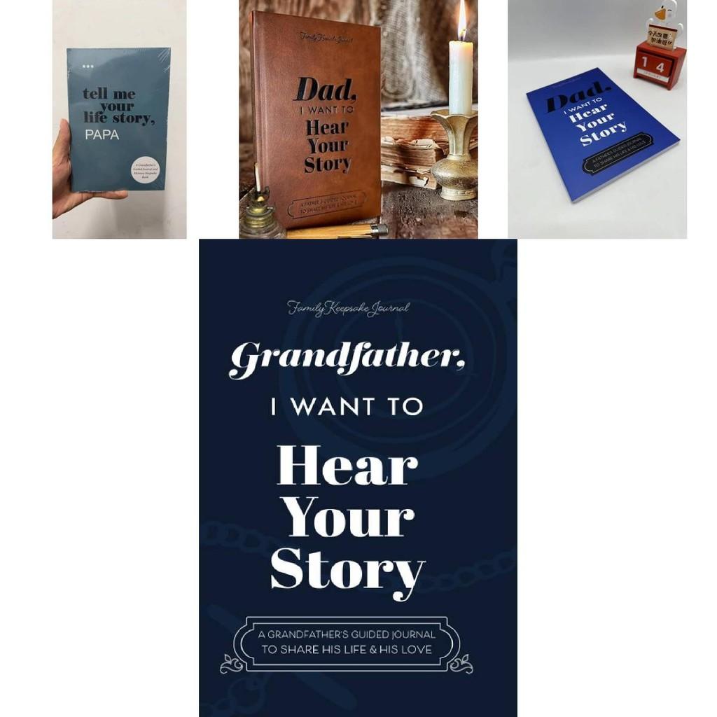 Heirloom Edition Dad I Want To Hear Your Story Nostalgic A5 Notebook For Memories
