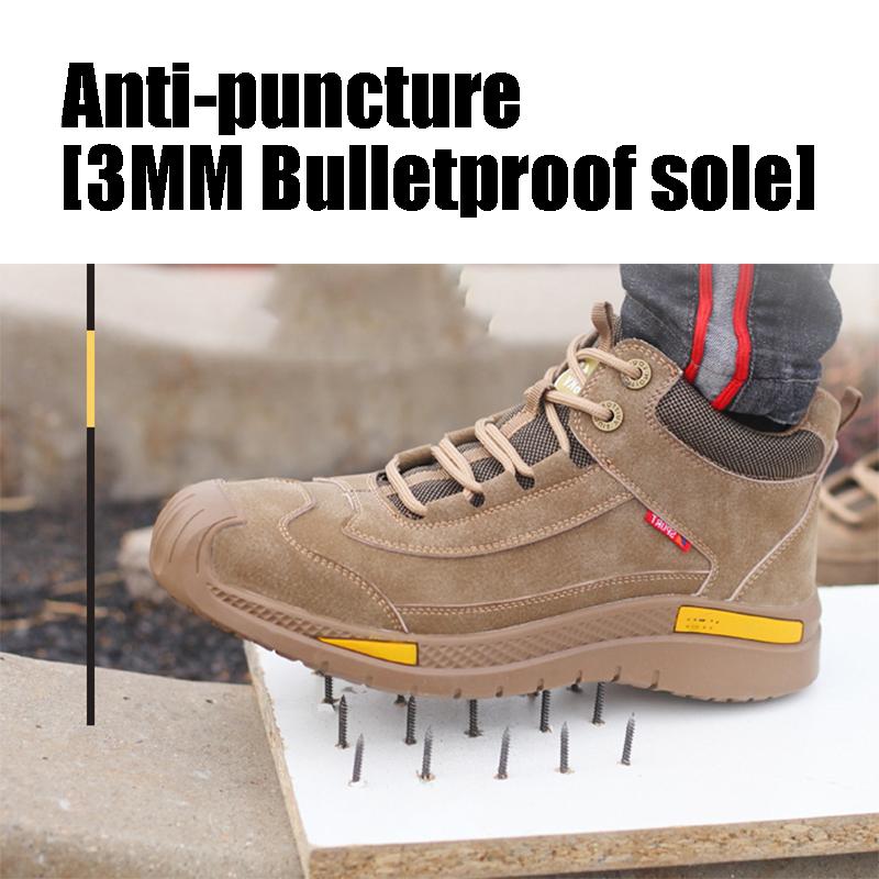 Labor Protection Shoes Men's Anti-smashing Anti-puncture Cotton Shoes Anti-slip Waterproof Steel Toe Work Shoes Women's Safety Shoes