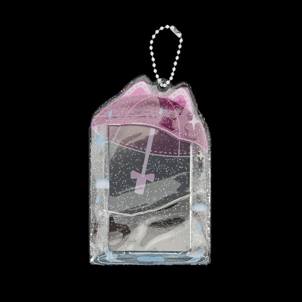 3inch  Photocard Holder with Keychain  Photo Card Sleeves ID Badge Holder Card Protector Mini Album