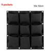 2/4/9 Pockets Vertical Garden Grow Bags Plant Wall Hanging Planting Pots Grow Planter Vegetable Gardening Supplies