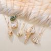 Bohemian Beach Wind Natural Shell Pendant Personality Male and Female Conch Necklace