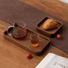 Natural Wooden Fruit Tray Japanese Style Dried Fruits Plates Stackable Tray Restaurant