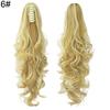 Curls Ponytail Long Wavy Hair Bun Wig PonyTail Matte High Temperature Silk Fiber Claw Clip Ponytail Extensions for Women