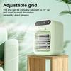 Portable Air Conditioner Fan with Water Tank 2 Speeds Strong Airflow Low Noise Rechargeable Desktop 3-in-1 Air Cooler Humidifier
