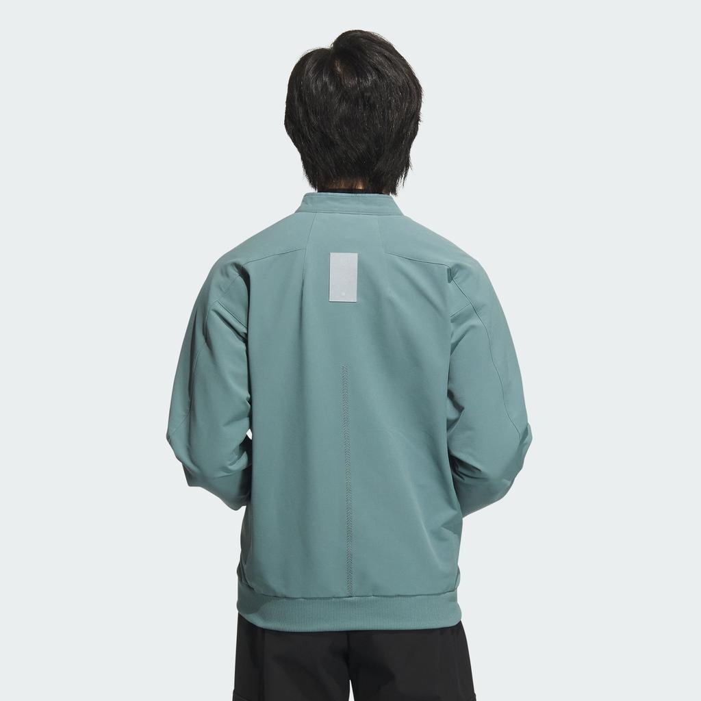 Adidas Wuji Must-Have Woven Jacket With Stand-Up Collar Print Men Outerwear Mist Emerald-Green IX4284