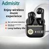 New TWS Wireless Bluetooth Headset Digital Display ENC Call Noise Cancelling Mobile Phone High Sound Quality Mini Running Sport