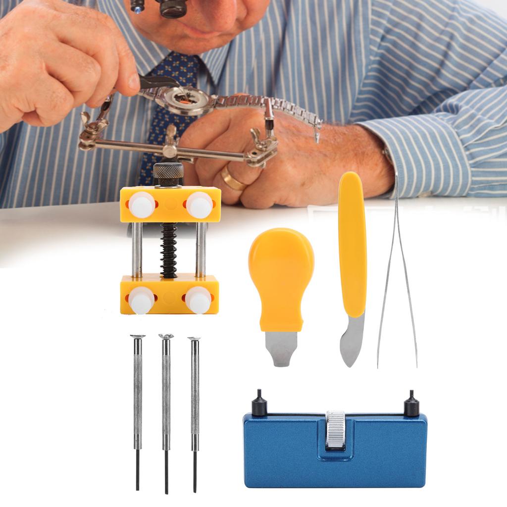 8 шт. Инструмент для снятия задней крышки корпуса часов Инструмент для ремонта часов Инструмент для замены батареи