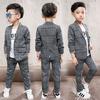 Children Boys Clothing Sets Kids British Gentleman Two-piece Dress Suits Boy Suit Jacket + Pants