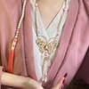 Tassel Bead Chains Vintage Necklace Fringed Chinese Style Necklace  For Men And Women