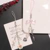 Bow Y2K Phone Chain Phone Charm Mobile Lanyard Telephone Jewelry Mobile Phone Strap  Jewelry Gift