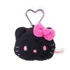 Sanrio Mascot Holder Love Hello Hello Kitty Black 087599 Face-Shaped "Kao" (I Kitty)