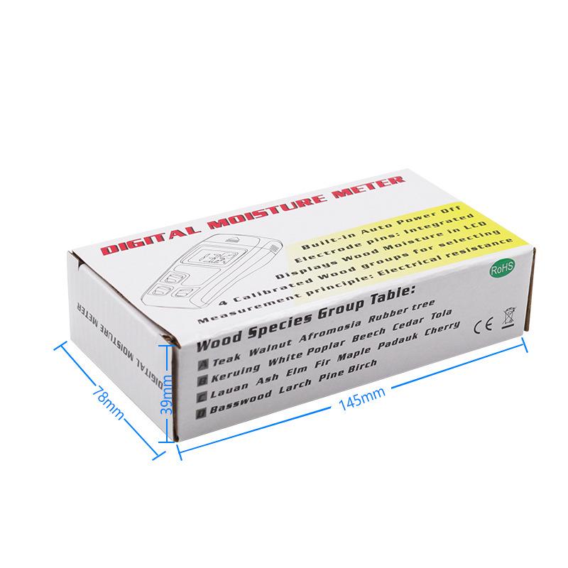 Moisture Content Tester: Wood & Wall Dryness and Humidity Detector