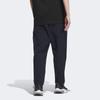 Adidas Solid Color Elastic Waist Straight Fit Casual Pants Men Bottoms Navy-Blue IV7590