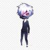 Chibi Tokyo Ghoul Ken Kaneki Chibi Iron On Patches For Clothing Applique Stickers On Clothes Heat-Sensitive Custom Patch