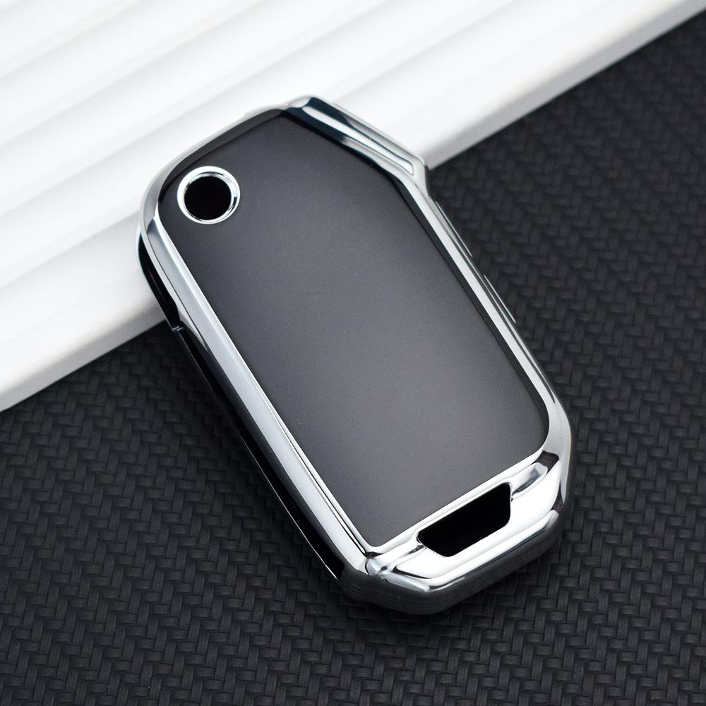3 Bottons TPU Shell Fob Holder for KIA Sportage R Stinger GT Sorento Ceed CD Cerato Forte 2018 2019 Car Key Case Cover