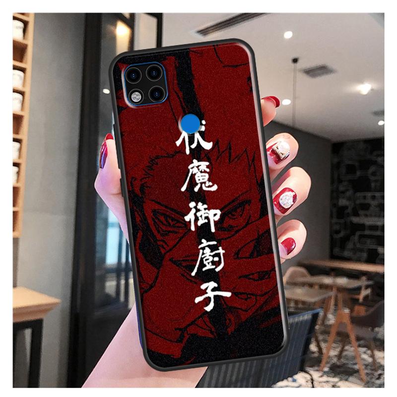 Jujutsu Kaisen Ryomen Sukuna Anime Case For Xiaomi Redmi Note 10 Pro Note 9 Pro Note 11 Pro 8T 9S 10S 10 9A 9T 9C Cover Case