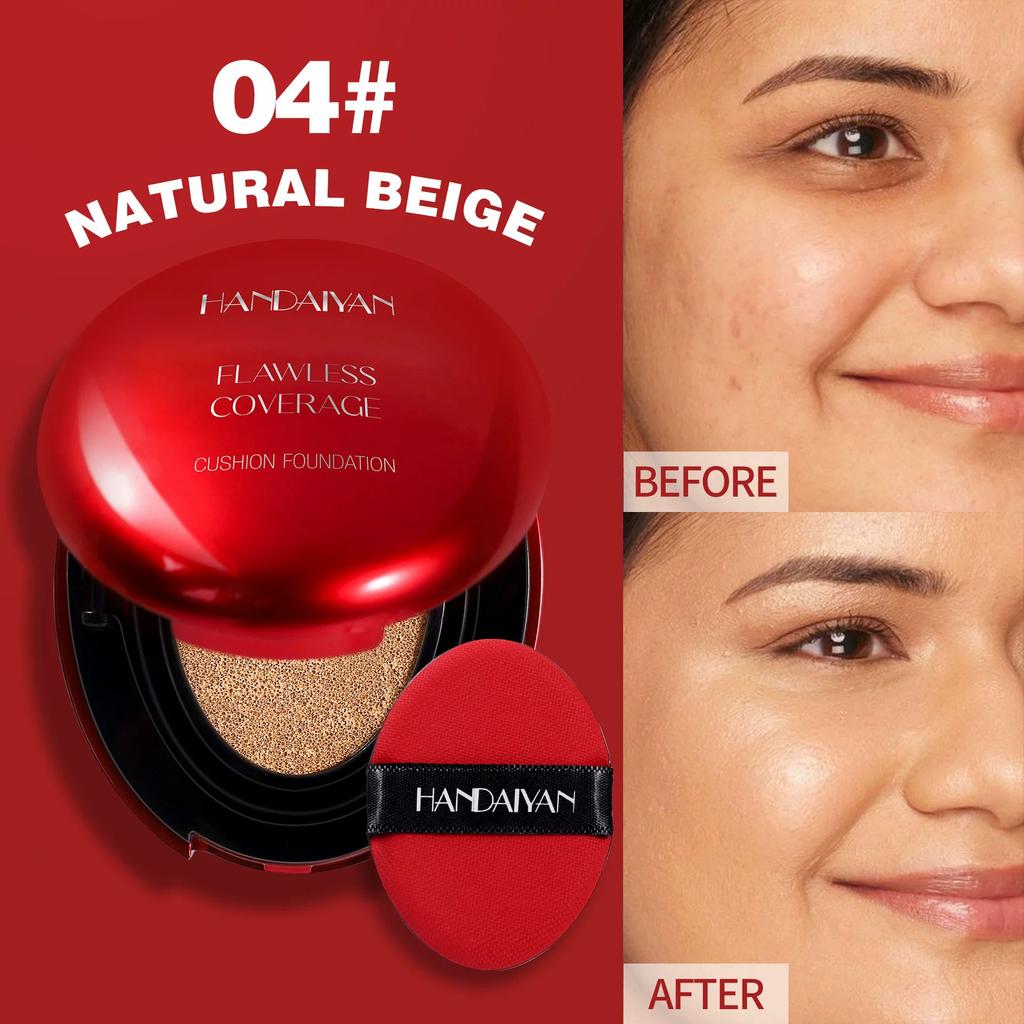 Air Cushion Concealer Liquid Foundation 5 оттенков Full Cover Foundation для длительного увлажнения Concealer Foundation