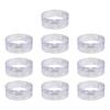 10Pcs Baseball Display Stand Clear Rings Sphere Stand Round Plastic Display Holder for Golf Baseball Softball
