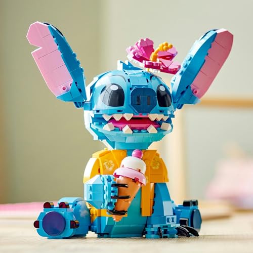 LEGO Disney Stitch Toy Birthday Present Block Girls Boys Children 9 Years Old 10 Years Old 11 Years Old Elementary School Pretend Play House 43249