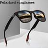 Driving Sunglasses For Men Polarized Hd Sunglasses Fashionable Large Frame Glasses Windshield Goggles Uv 400 Protection