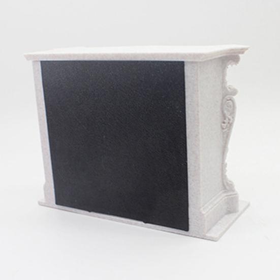 Mini Fireplace Model Toy for 1:12 Doll Houses Realistic Pretend Play Display Fireplaces European Style Hearth Model Accessories Photography Prop