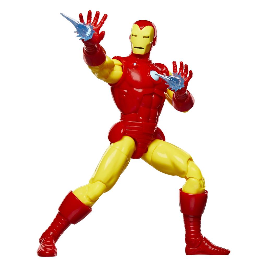 Hasbro MARVEL Marvel Legends Series Iron Avengers Retro Marvel Comics Secret Wars Collectible 6 Inch Action Figure Shield Included G0780 Genuine