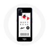 Oppo A53 Case - Montreal Airplane Ticket - Flexible - Protection - Unisex - Black