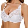 Fashion Sexy Lace Bra Push Up Plus Size Adjustable Lace Underwear Pull Up Push Up Thin Cotton Cup Ladies Bra Bra with Steel Ring