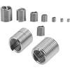 Assorted Thread Inserts 304 Stainless Steel Inserts Enhanced Lifespan Even Load Distribution High-quality Stainless Steel