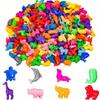 10/20/40pcs Acrylic Personalized Animal Shaped Beads Craftsmanship Zhuhai Ocean Biology Animal Design Crafts DIY Bracelet Necklace Earrings Keychain