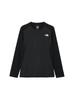 Hybrid GTD Melange Crew Long Sleeve Size L T-Shirt, Black,