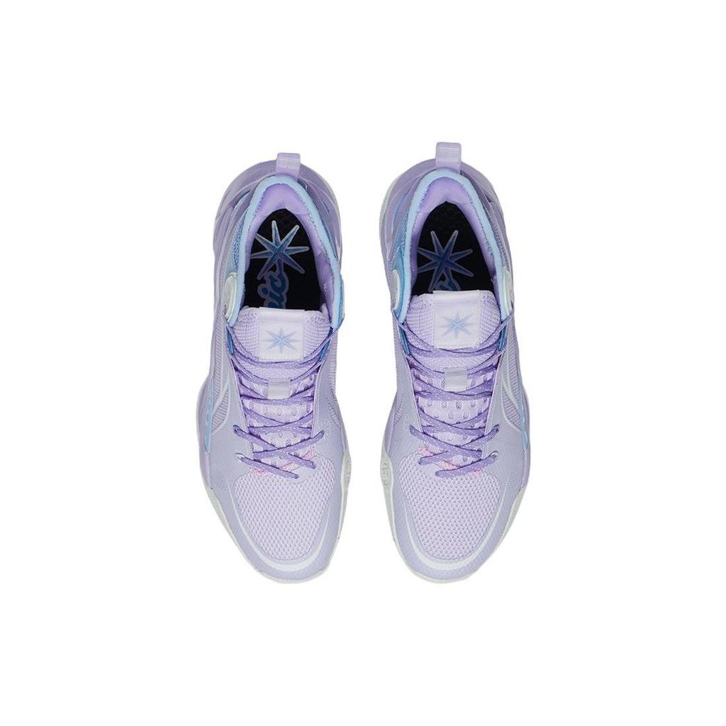 Li Ning Sonic 10 Basketball Shoes Men Sneakers Purple Blue ABAS069-7