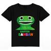 Garten of Banban Casual T-shirts Unisex Summer Children's Sports Clothes Toddler Kids Short Sleeves Cartoon Printed Tees Tops Baby Boys Grils