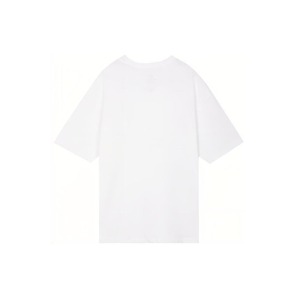 Nike Solid Color Short Sleeve Crew Neck T-Shirt Women Tops White DX7911-100