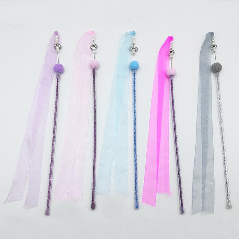 Hot Sale Cat Toy New Fairy Tickling Cat Wand Hairball Feather Bell Cute Cat Exclusive Hand-held Tickling Cat Wand