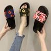 Fashion Women Summer Can Be Launched Ins Tide Wear Online Celebrity Fashion Sandals Slippers Anti-slip Home with Thick Sponge Cake Beach