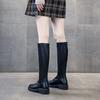 Elastic Round Toe Ladies Knee High Shaft Shoes Large Size Warm Designer Luxury On Offer Hot Spring Autumn Pu Women's Long Boots