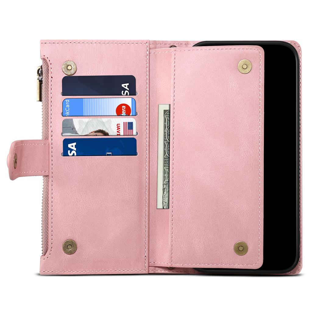 ESEBLE Star Series For Motorola Edge 50 Neo 5G/Moto S50 5G/Thinkphone 25 5G Case Zipper Wallet Leather Stand Phone Cover